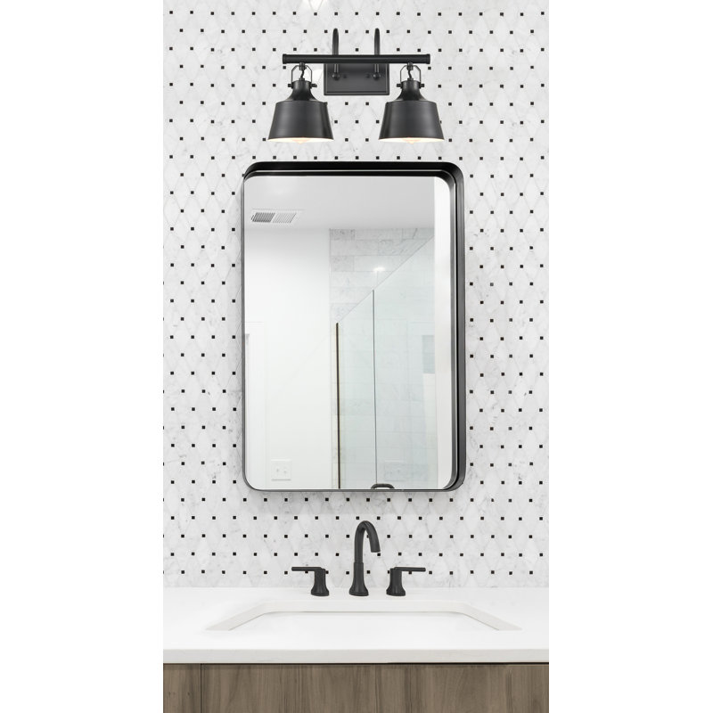 Deming 2 - Light Dimmable Vanity Light, Matte Black