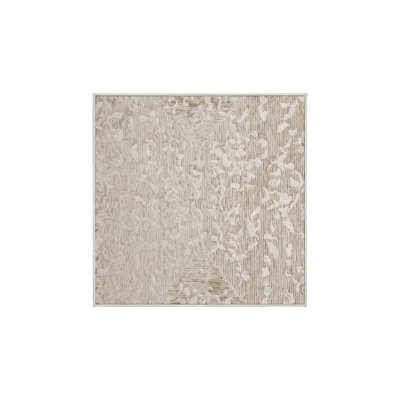 Machine Washable Beige Area Rug