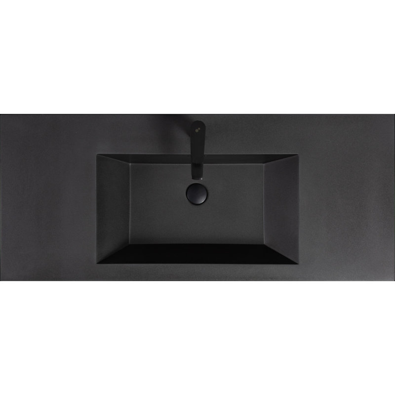Meuble-lavabo mural moderne pour salle de bain