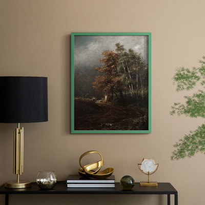 «Vintage Landscape CL», reproduction encadrée - bois massif