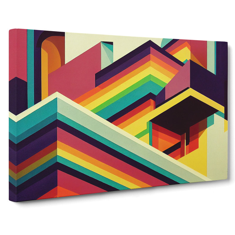 Extraordinary Modern Abstract Art - Wrapped Canvas, 35cm H x 50cm W x 3cm D