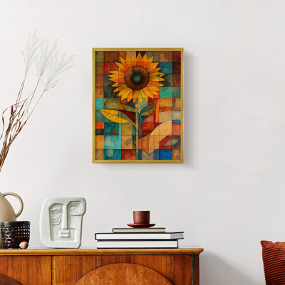 Série FLORAL CDXCI - reproduction encadrée de qualité supérieure - prête à être accrochée - aucun clou requis