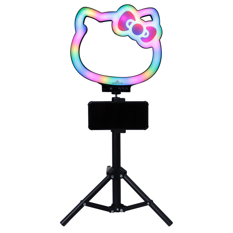 10 Inch Ring Light with Tripod Stand & Phone Holder, Dimmable LED Selfie  Light for Live