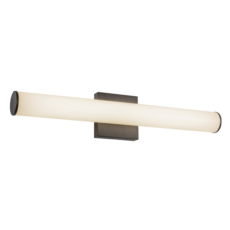Rico 24-in Black dimmable LED Wall Sconce, Matte Black