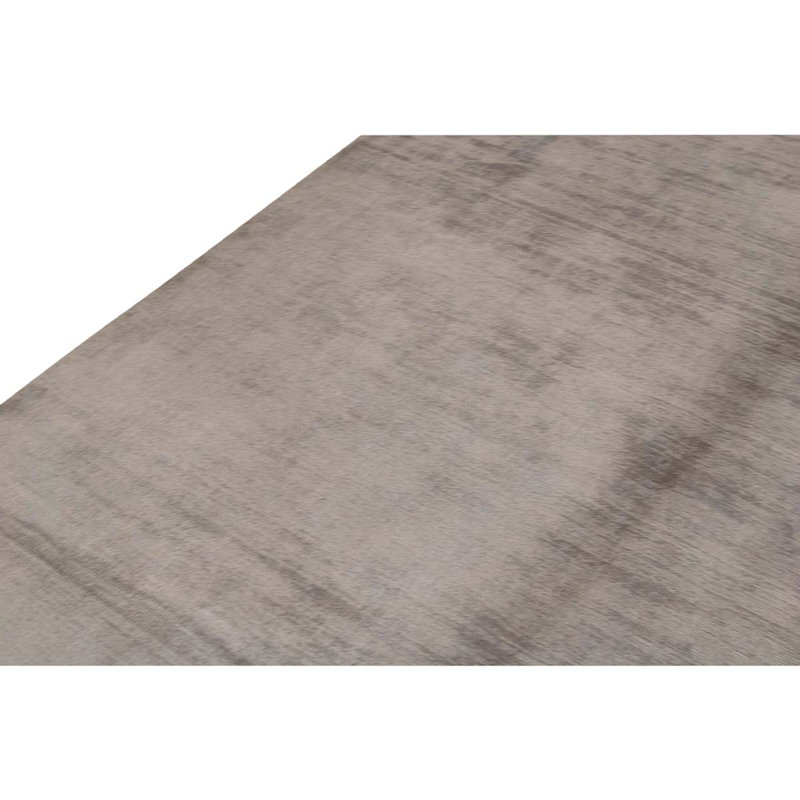 Wool Area Rug in Light Gray