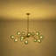 Burness 15 - Light Sputnik Modern Linear Modern Glass Bubble Dining Chandelier-919762286