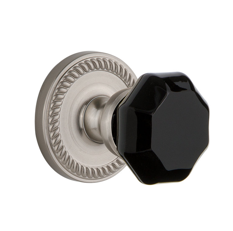 Fausse rosette Grandeur Newport, Nickel satiné