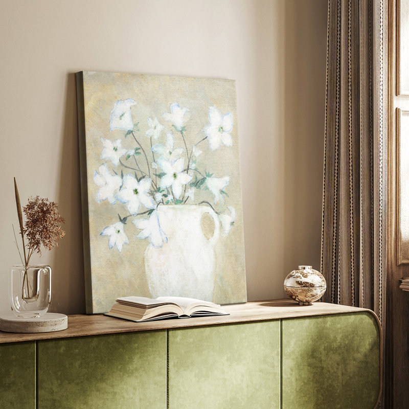 Bouquet délicat I - Cavas enveloppés de galerie, H 27 po x l 18 po