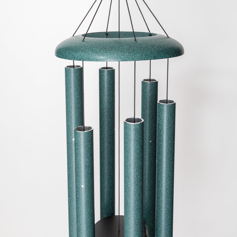 78-Inch Green Aluminum Outdoor Wind Chime