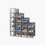 Rangement de chaussures moyen empilable (ensemble de 18)-909720487