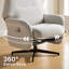 52 cm Wide Fabric Swivel Recliner