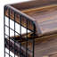 Metal Solid Wood Paper Organiser