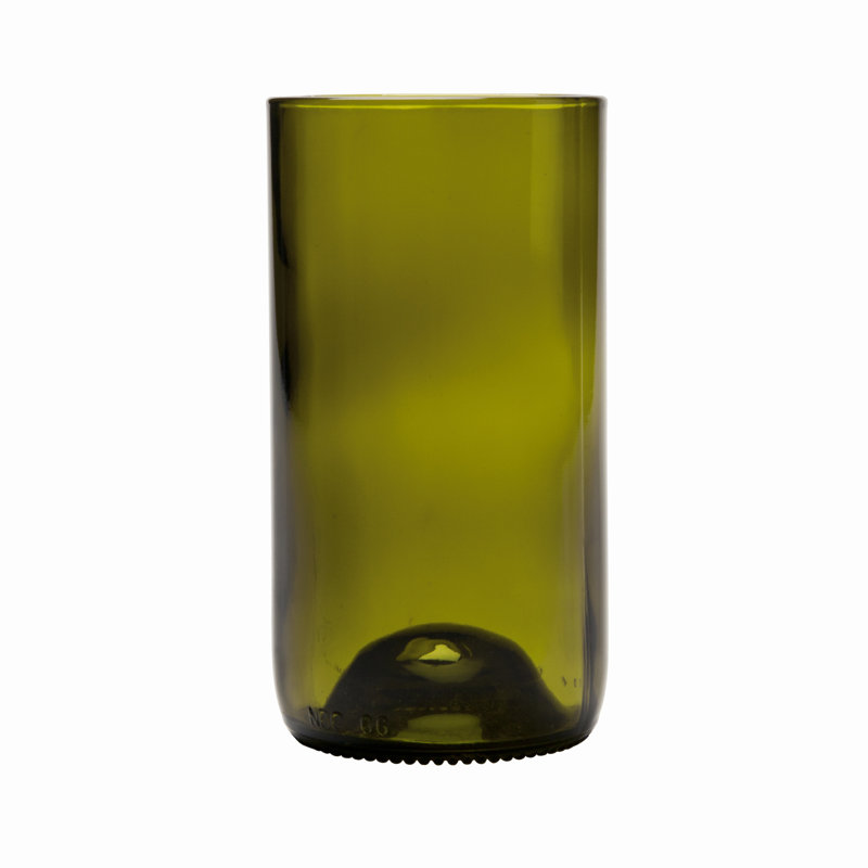 Tompson Drinking Glass (Set of 6), Olive Green, 16 oz