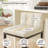 Sturdy Modern Low-Back Counter Height Bar Stools with Metal Frame and Faux Leather Upholstery-1014882593