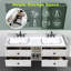 Support mural pour meuble-lavabo double - base seulement (plateau non inclus)