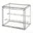 3-pack Magnetic Pet Step Display Case, Clear Dustproof Collectible Diy Storage Box