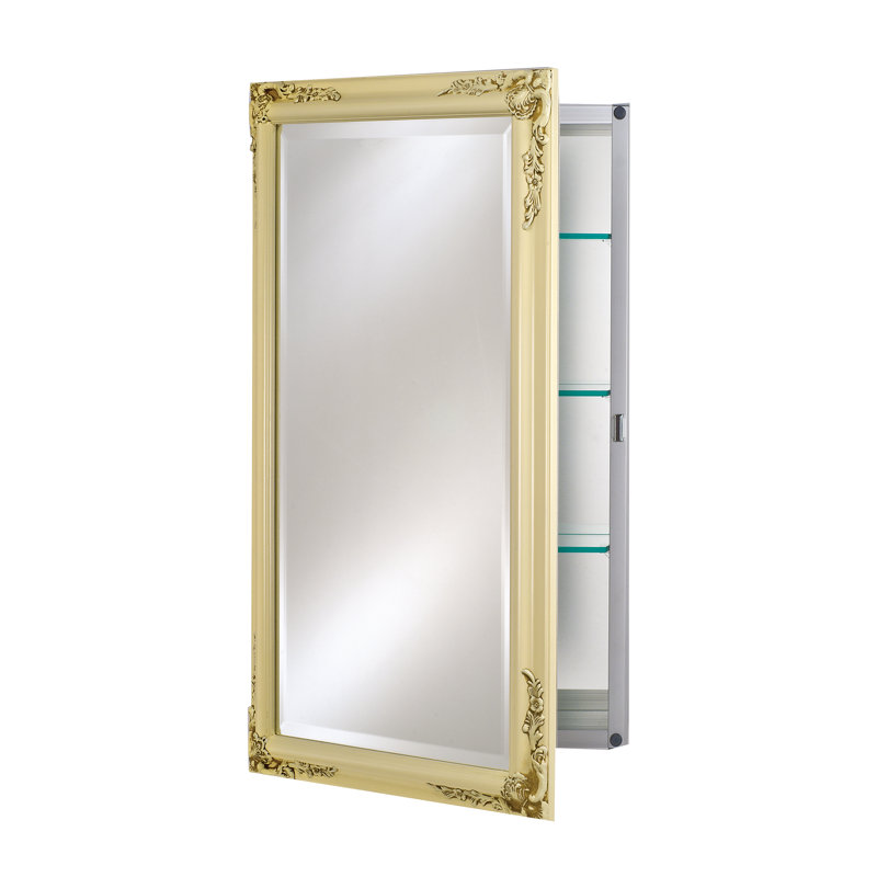 Pharmacie encastrable 24 po x 30 po Tinsman, Antique Bisque