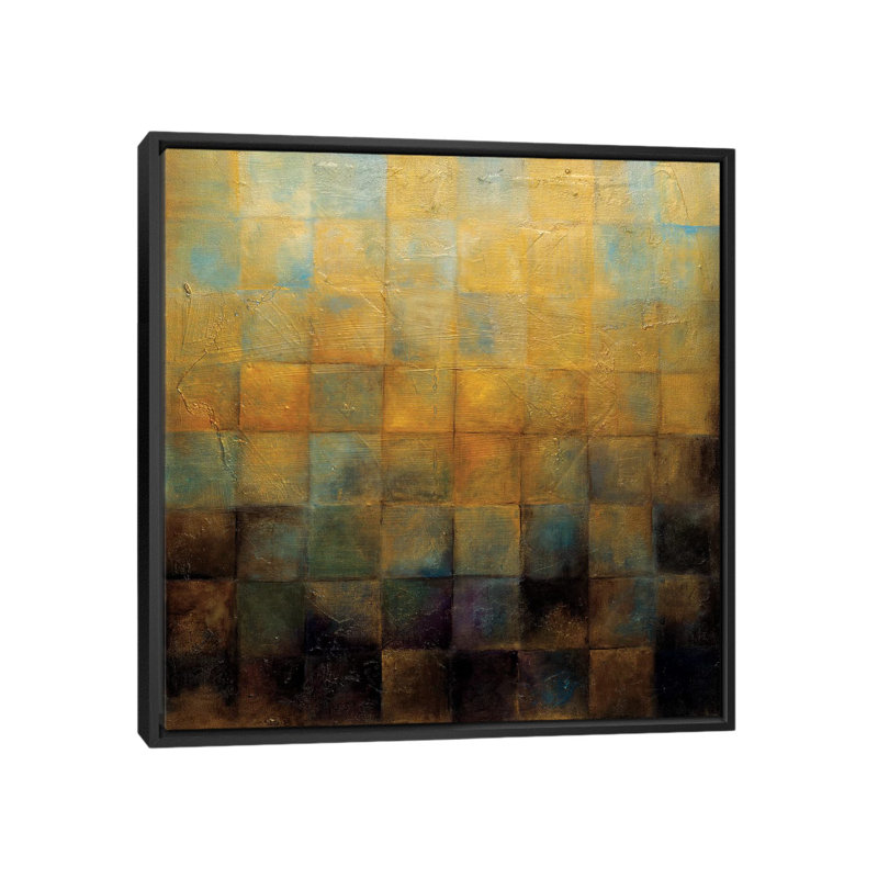 "Modra" par Wani Pasion - Impression sur toile, H 18 po x l 18 po x P 1,5 po, Toile avec cadre noir, Pas de tapis