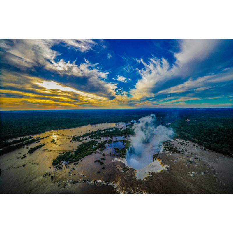 Iguazu Falls - Wrapped Canvas Print, 20cm H x 30cm W x 3.8cm D
