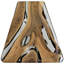 Walnut Metal Base Dining Table-1014662805