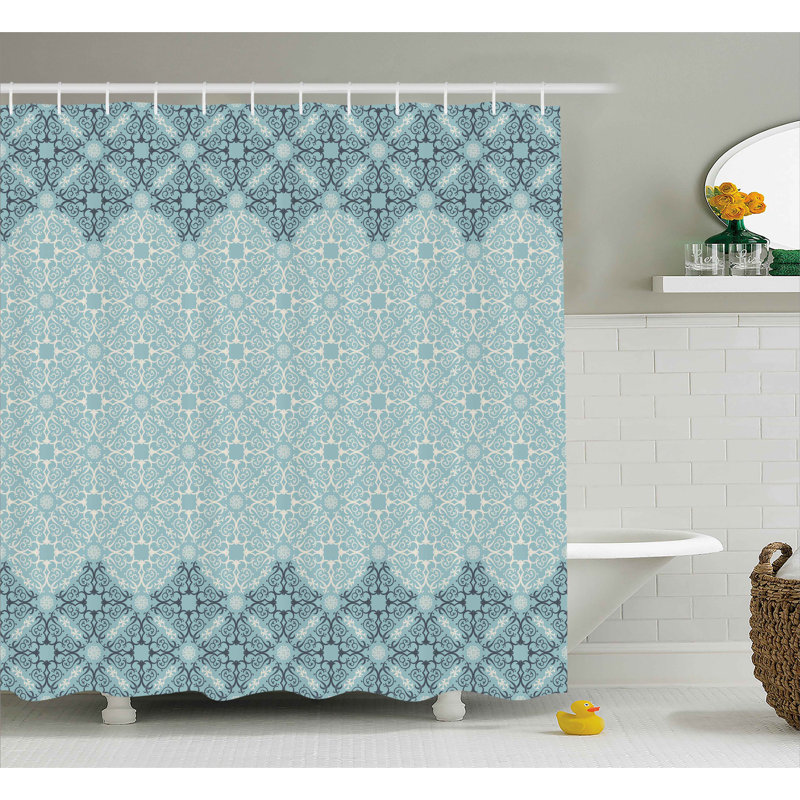 Sylvania Ethnic Indian Style Single Shower Curtain, 75" H x 69" W