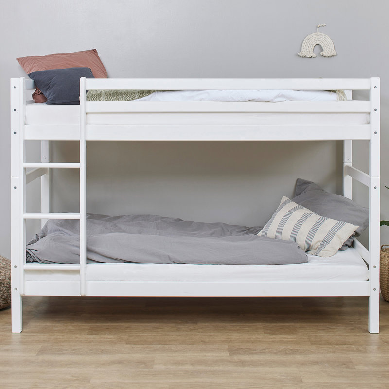 Eco Dream European Single (90 X 200 Cm) Bunk Bed with Built-in Ladder Included