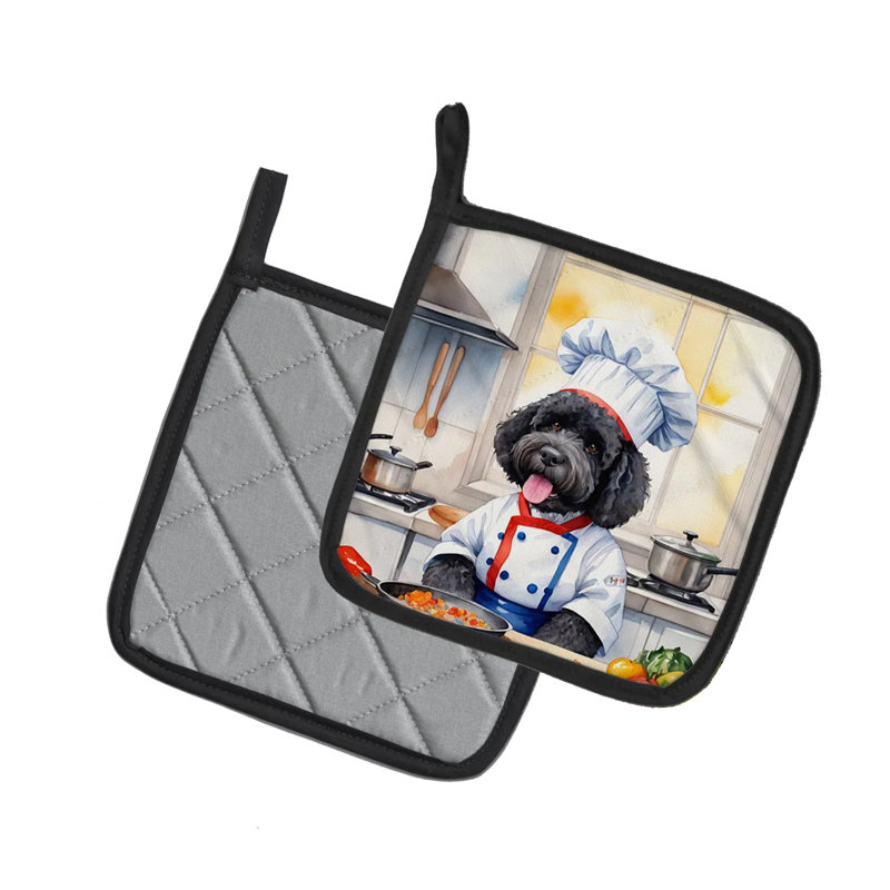 Porte-casseroles et coussins chauffants multicouches matelassés avec technologie réfléchissante résistante à la chaleur, impression d'art coloré, cadeau idéal pour hôtesse et pendaison de crémaillère