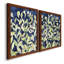 Indigo Blooming Night I, toile encadrée de qualité supérieure - prête à être accrochée-1008023752-1008023748