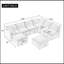 Canapé-lit modulaire 8 pièces avec rangement Mirod-432503227
