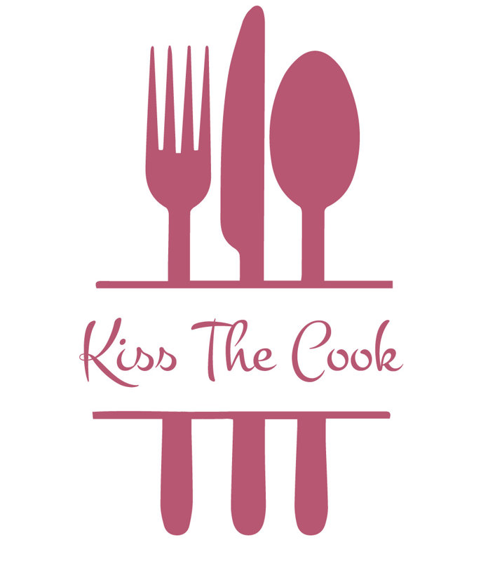 Adhésif décoratif cuisine Kiss the Cook, Rouge à lèvres, H 24 po x l 15 po x P 0,01 po