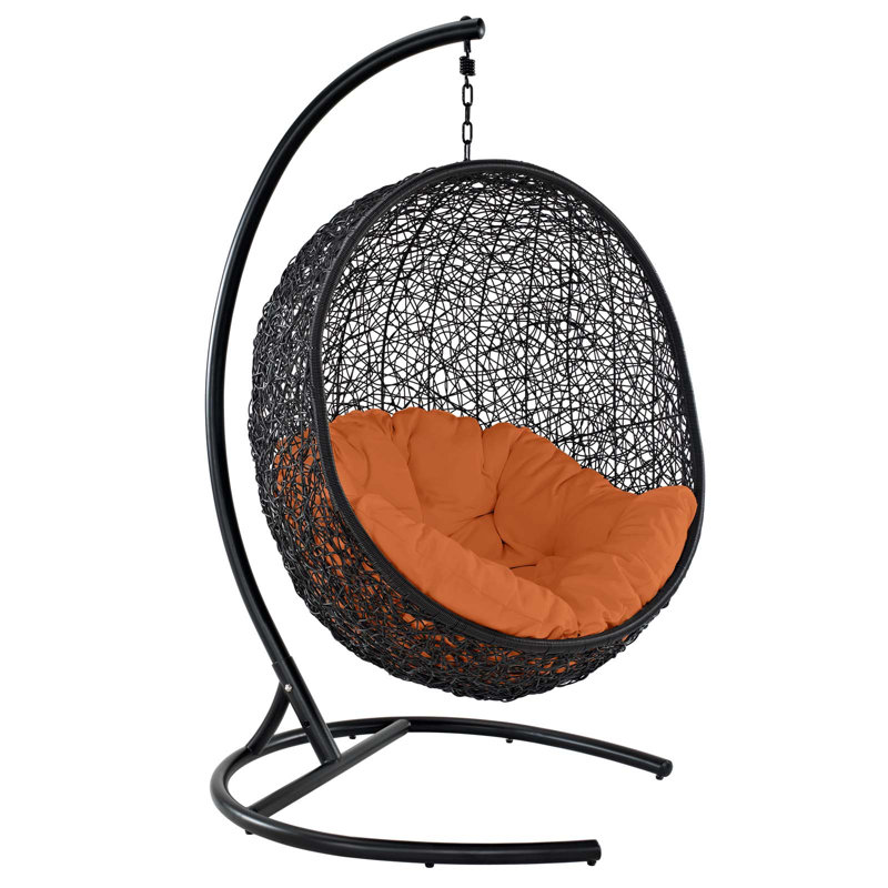 Chaise suspendue d'extérieur Encase de Modway, Orange
