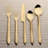 Estique Gold PVD 5 Pcs. Flatware Set