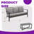 Inviting All-Weather Wicker Conversation Set with Plush Cushions & Coffee Table | Relax in Timeless Style-939723029