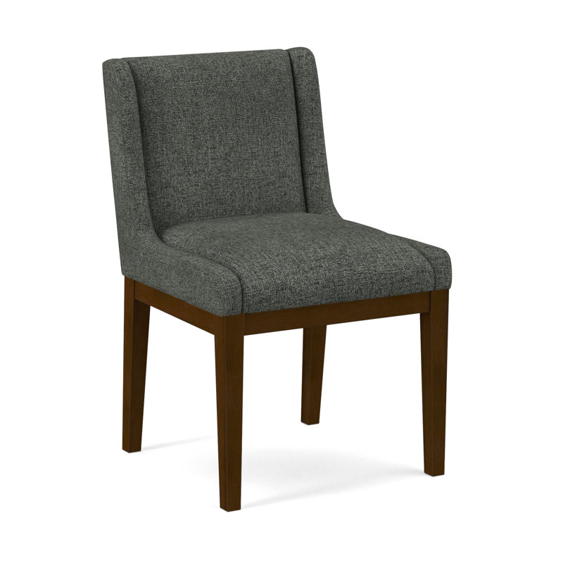 Upholstered Dining Chair, Evolution Caribou, Pecan
