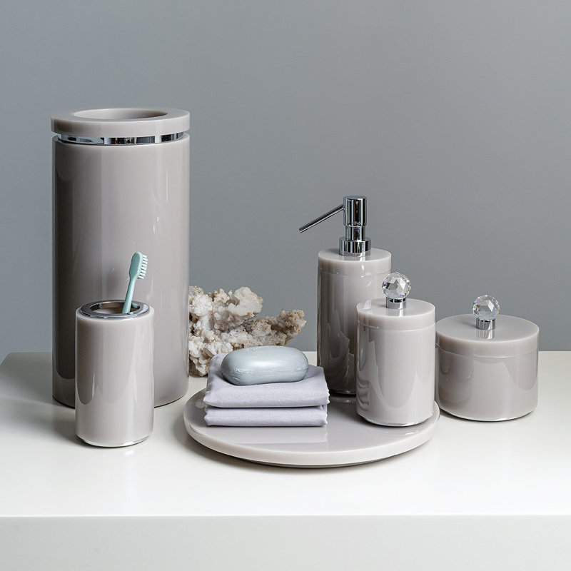 Aro Bathroom Tray, Pearl