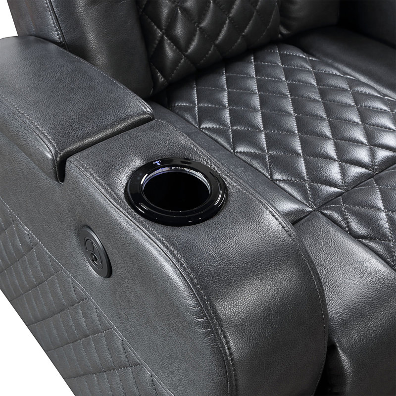 Fauteuil inclinable électrique Alair avec haut-parleur Bluetooth et porte-gobelet rafraîchissant, confort ultime et solution de divertissement