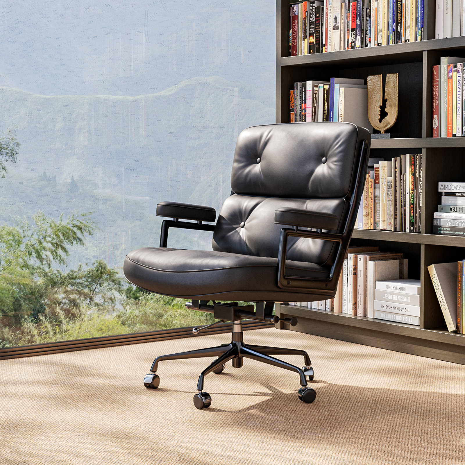 Northpoint Genuine Leather Executive Chair Office Arms