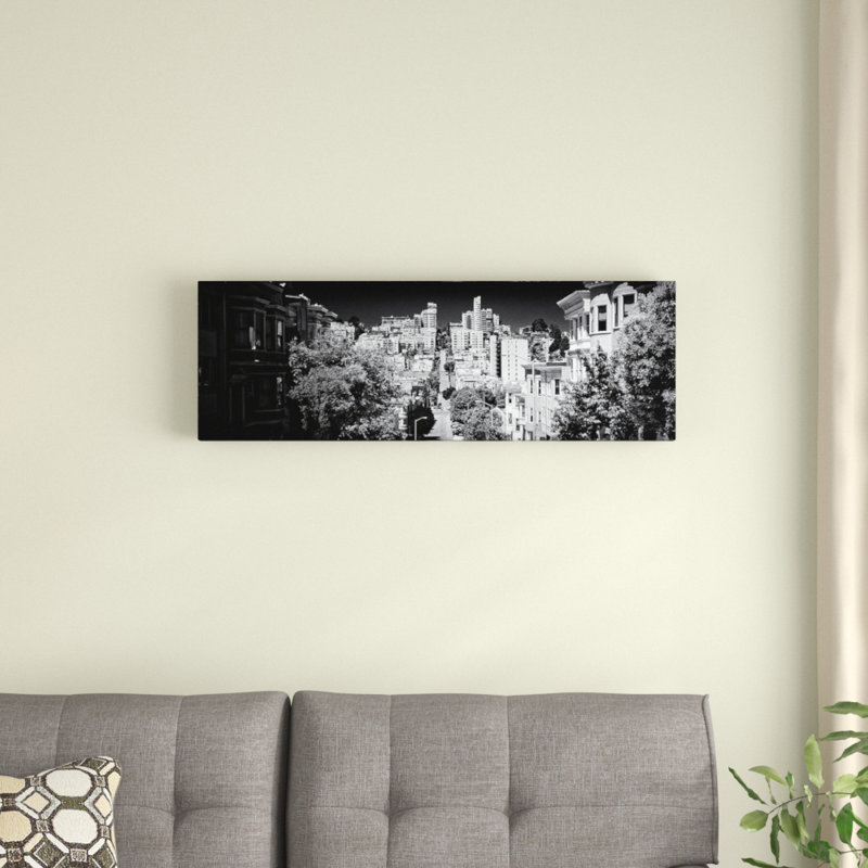 San Francisco, reproduction de photo sur toile tendue, H 12 po x l 36 po x P 1,5 po, Toile tendue