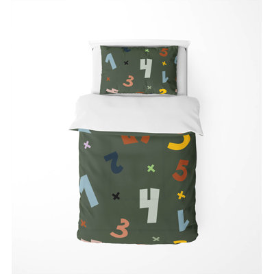 Numbers Decorative Lightweight Comforter Set