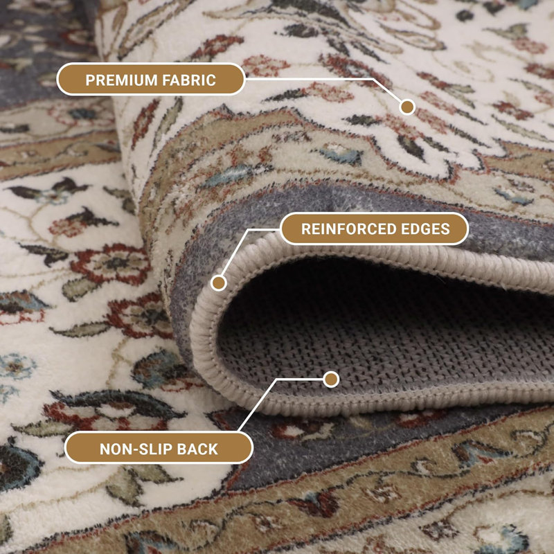 Aspire Homeware Traditional Medallion Area Rug, Rectangle 120 x 170 cm