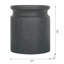 Table d'appoint cylindrique en bois noire D14x16 "