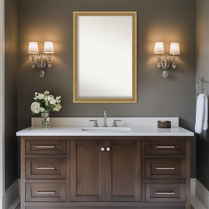Miroir mural de salle de bain Carter, 27,5 po x 39,5 po