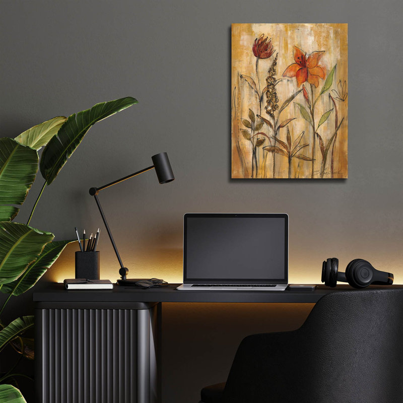  «Aquarelle Garden 2» par Silvia Vassileva, art mural en verre acrylique, 12 po x 16 po