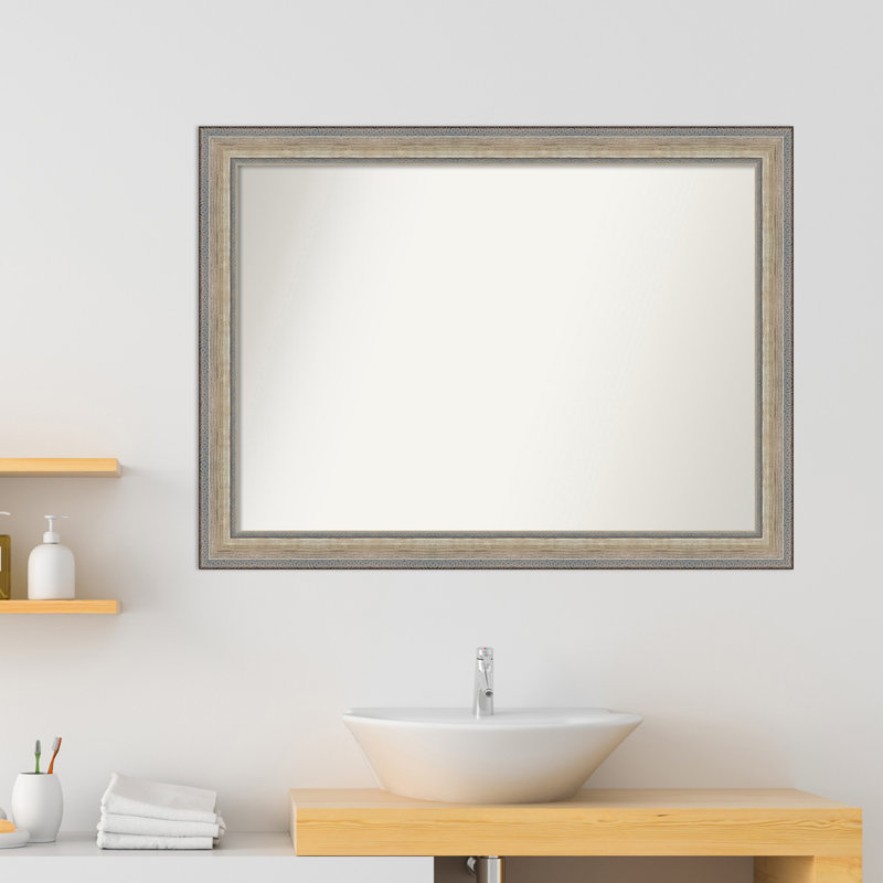 Miroir mural Carlianne, Rectangle, 32,25 po x 43,25 po