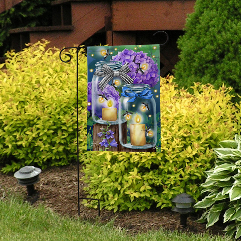 Drapeau de jardin Fireflies Spring