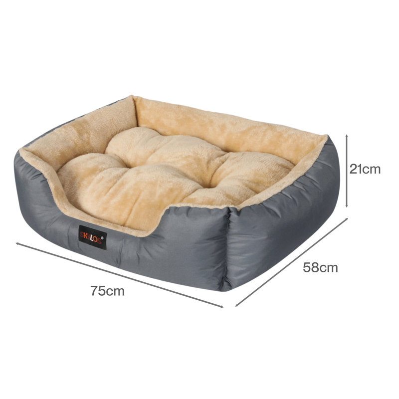 Polyester Pet Bed, 21cm H x 75cm W x 58cm D