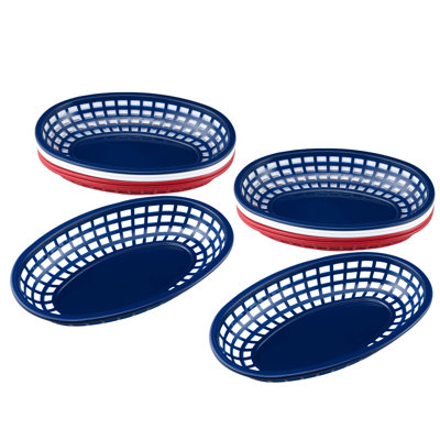 August Grove® Vanwinkle Plastic Platter