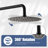 Pressure-Balanced Complete Shower System with 10-Inch Rain Shower Head, Handheld, Rough-in Valve-60135001