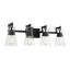 Cumbia 4 Light Transparent Dimmable Vanity Light-70337173