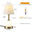 32cm LED Table Lamp with Bulb Included